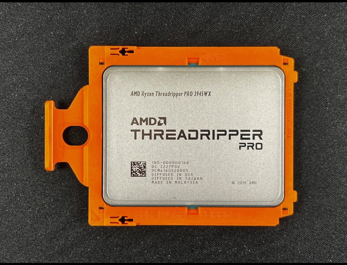 AMD Ryzen Threadripper PRO 3945WX 12-Core 4.0GHz sWRX8 CPU NEW Tray Unlocked AMD Ryzen Threadripper PRO 3945WX 12-Core 4.0GHz sWRX8 CPU NEW Tray Unlocked