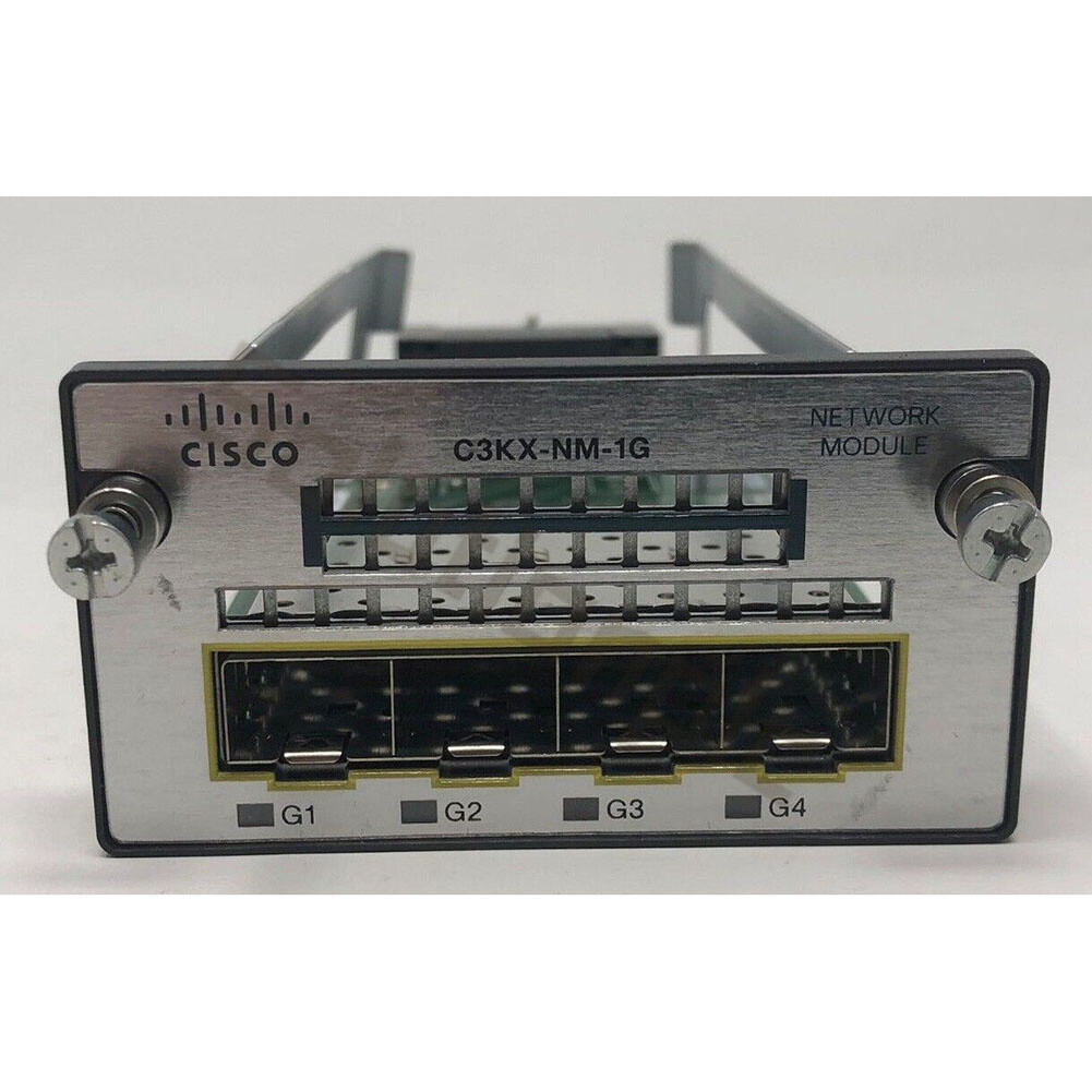 Cisco C3KX-NM-1G Gigabit Ethernet Network Module (1Pcs Used ) Cisco C3KX-NM-1G Gigabit Ethernet Network Module (1Pcs Used )