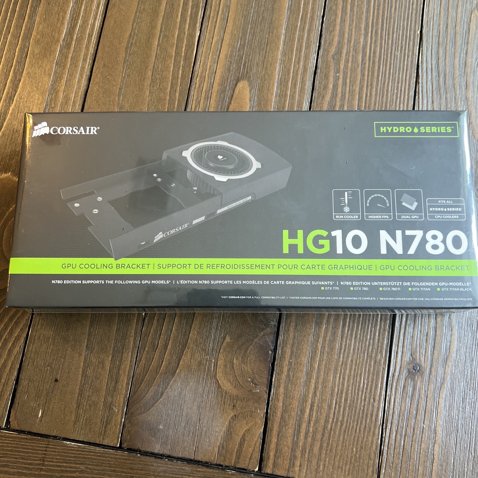 NEW SEALED Corsair HG10 N780 Cooling Bracket- NEW SEALED NEW SEALED Corsair HG10 N780 Cooling Bracket- NEW SEALED