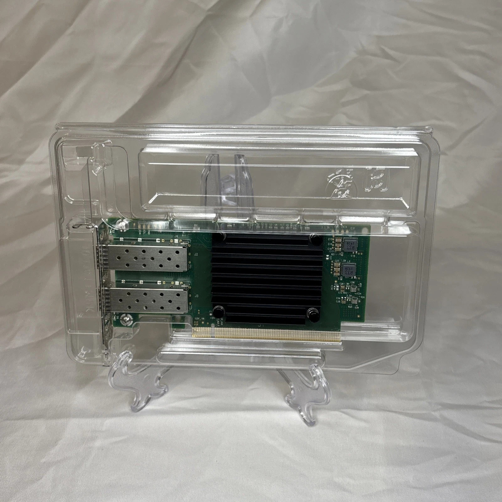Dell Mellanox CX512F CONNECTX-5 Dual Port Network Adapter LP - DPN: 0V5DG9 Dell Mellanox CX512F CONNECTX-5 Dual Port Network Adapter LP - DPN: 0V5DG9
