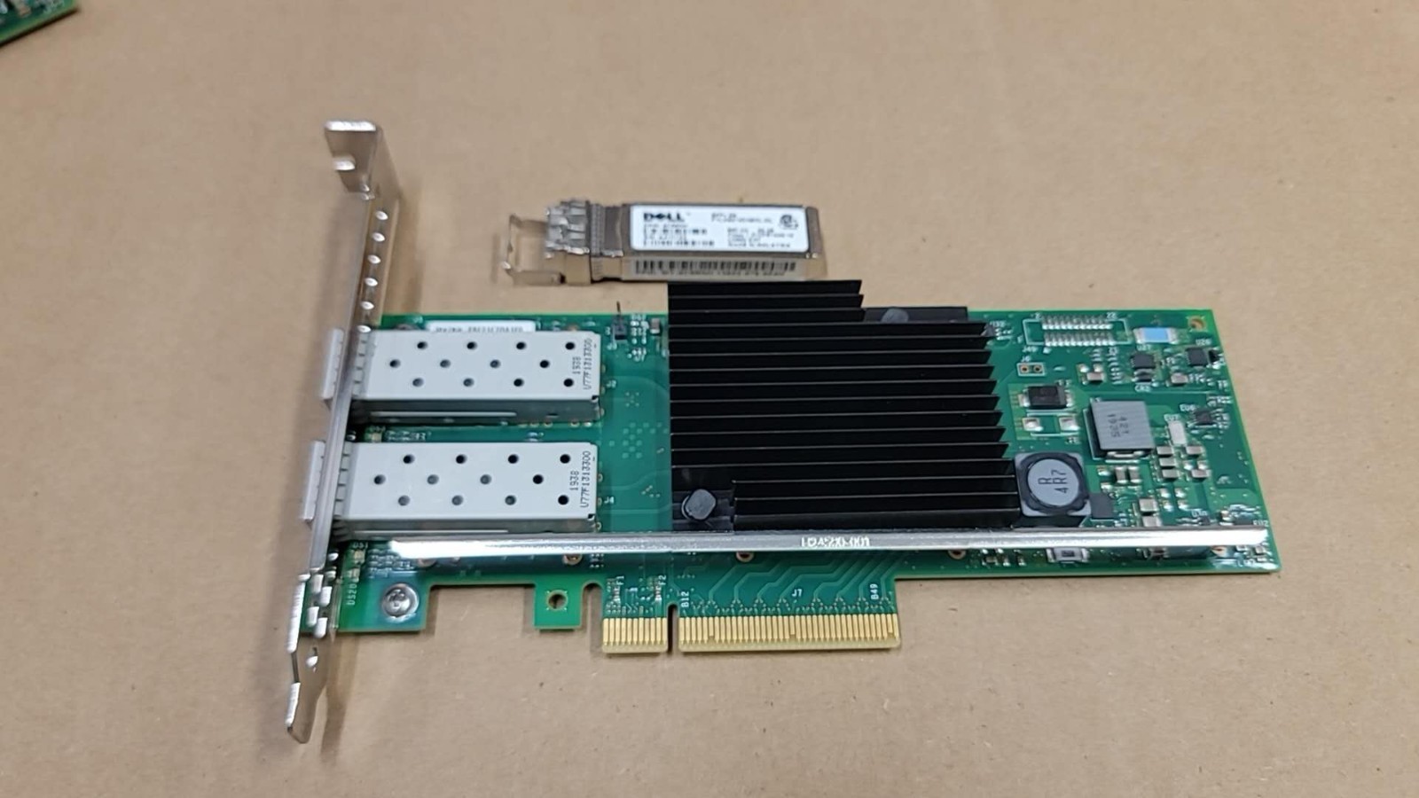 Dell 05N7Y5 Y5M7N Intel X710-DA2 10GB SFP+ Dual Port Network Card W/1 SFP Long Dell 05N7Y5 Y5M7N Intel X710-DA2 10GB SFP+ Dual Port Network Card W/1 SFP Long