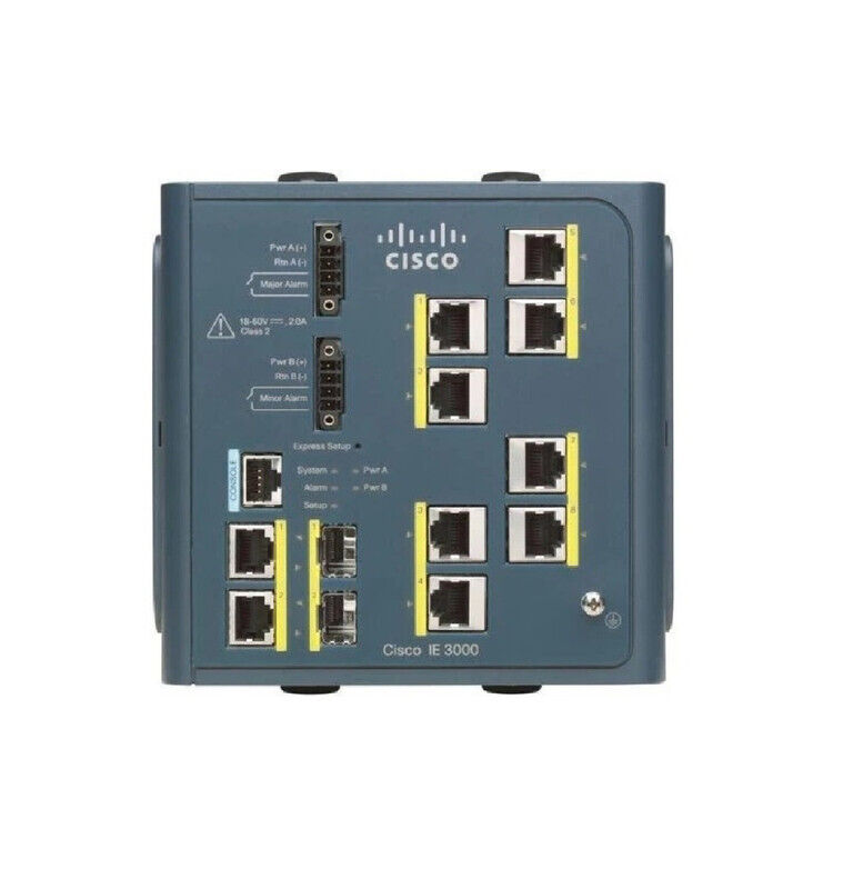 Cisco IE-3000-8TC Industrial Ethernet 8 Ports Managed Switch 1 Year Warranty