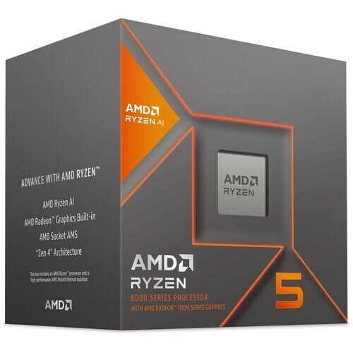 AMD Ryzen 5 8600G 4.3 GHz Six-Core AM5 Processor New