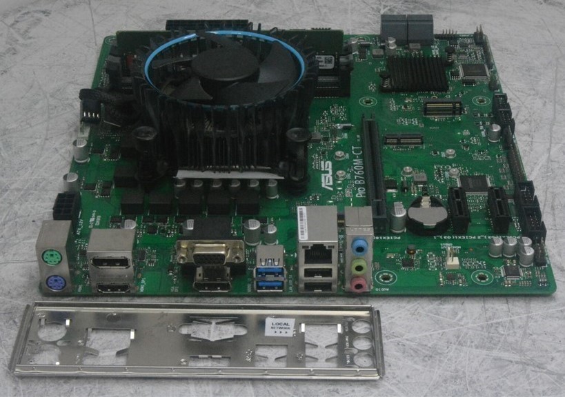 ASUS PRO B760M-CT Motherboard SEE NOTES