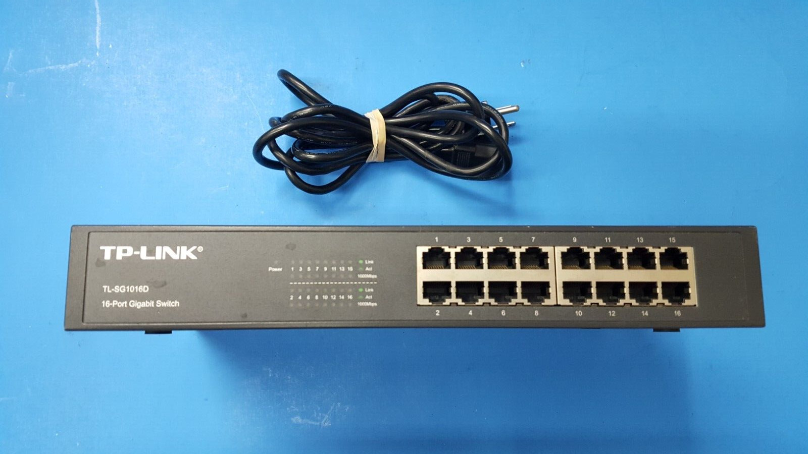Gigabit Ethernet Network Switch , TL-SG1016D , TP-LINK, V5, 16 METAL Port Gigabit Ethernet Network Switch , TL-SG1016D , TP-LINK, V5, 16 METAL Port