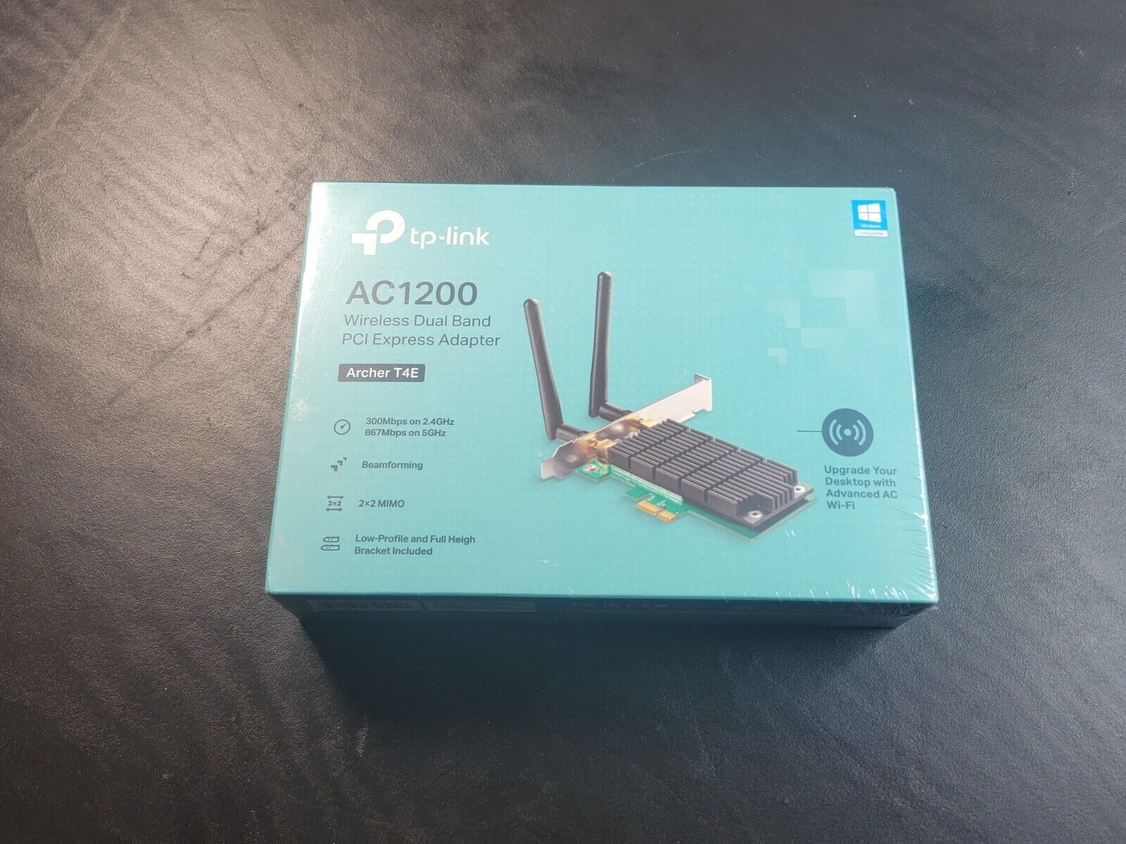 TP-Link AC1200 Dual Band Wireless PCI Express Adapter with Two Antennas, NEW