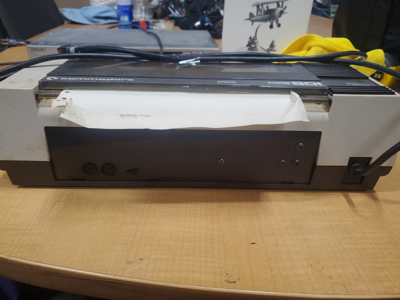 RARE Commodore MPS801 Printer - 1st printer for the 64 - powers on RARE Commodore MPS801 Printer - 1st printer for the 64 - powers on