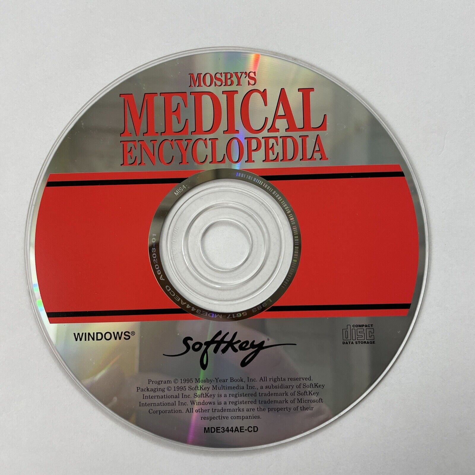 Vintage 1995 Mosby’s Medical Encyclopedia CD-ROM - Windows 3.1 (or higher)