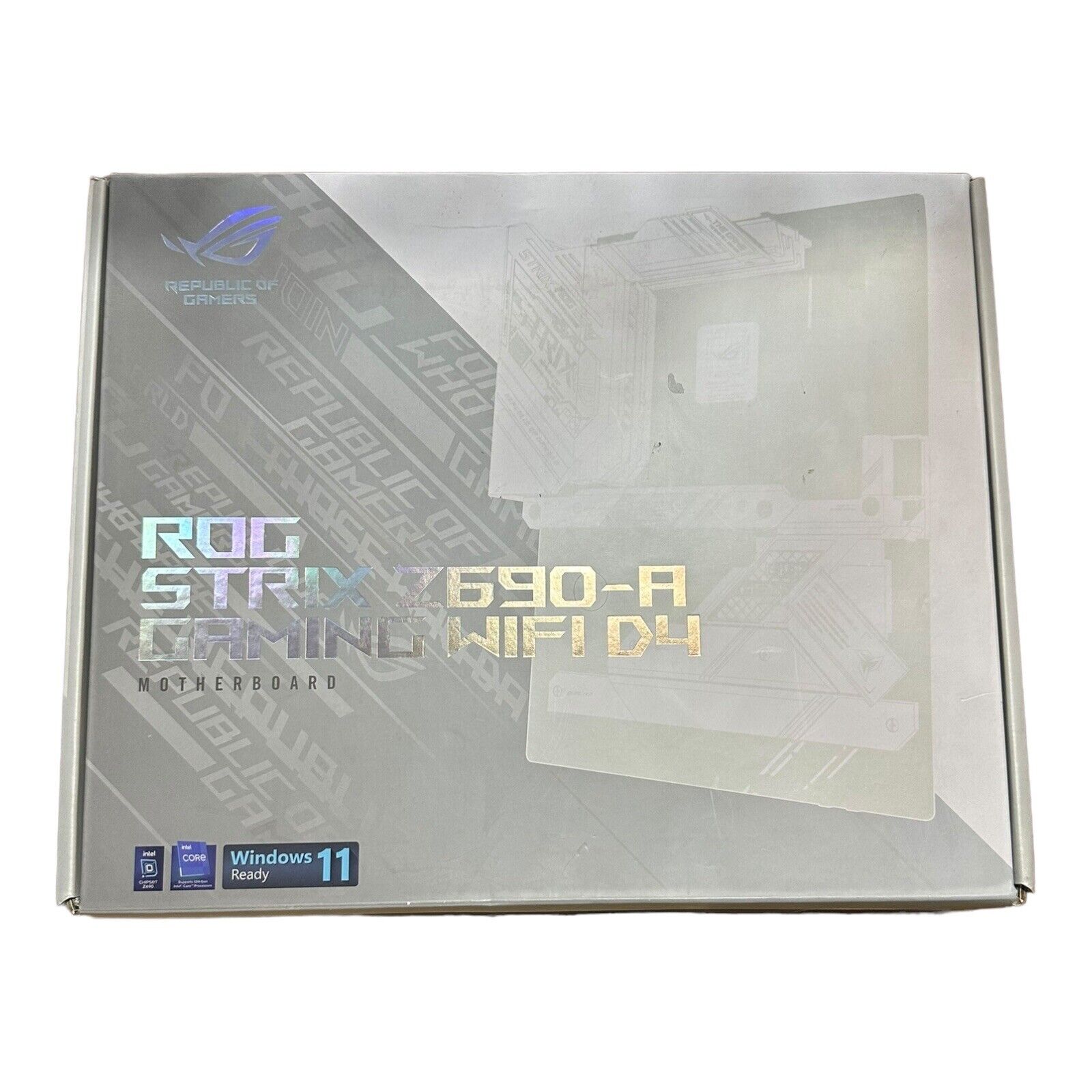 ASUS ROG Strix Z690-A Gaming WiFi D4 LGA 1700 Intel ATX Motherboard - UNTESTED