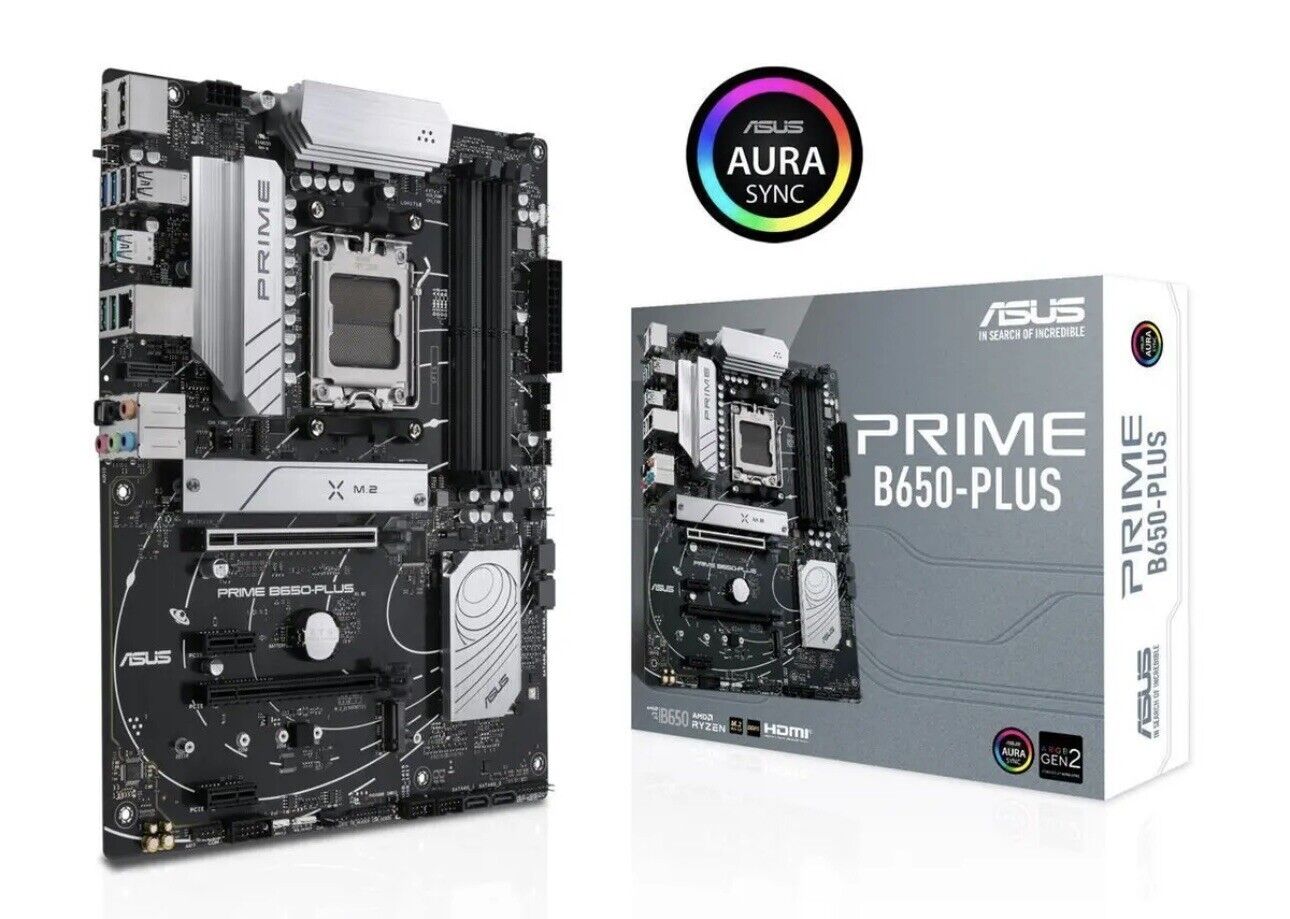 ASUS Prime B650-PLUS Ryzen AMD AM5 DDR5 ATX Motherboard NEW OPEN BOX