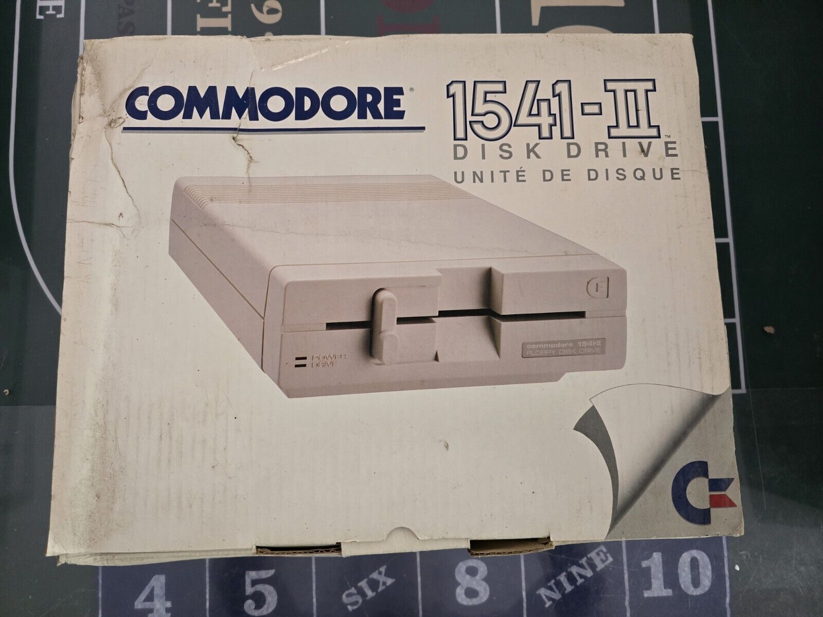 Commodore 1541-II Floppy Disk Drive 5.25 C64 with Power Supply (Works)
