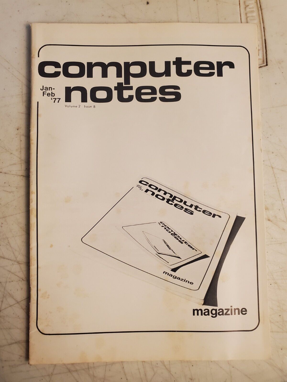 MITS Altair Computer Notes Magazine Jan./Feb. 1977 Volume 2 Issue 8 ORIGINAL VTG