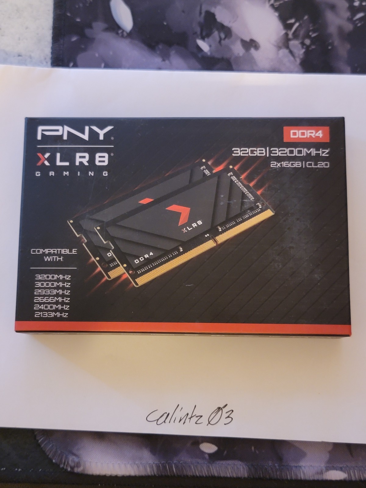 BRAND NEW - PNY XRL8 Gaming 32GB (2x16GB) 3200MHz DDR4 260-PIN (MN32GK2D43200X)