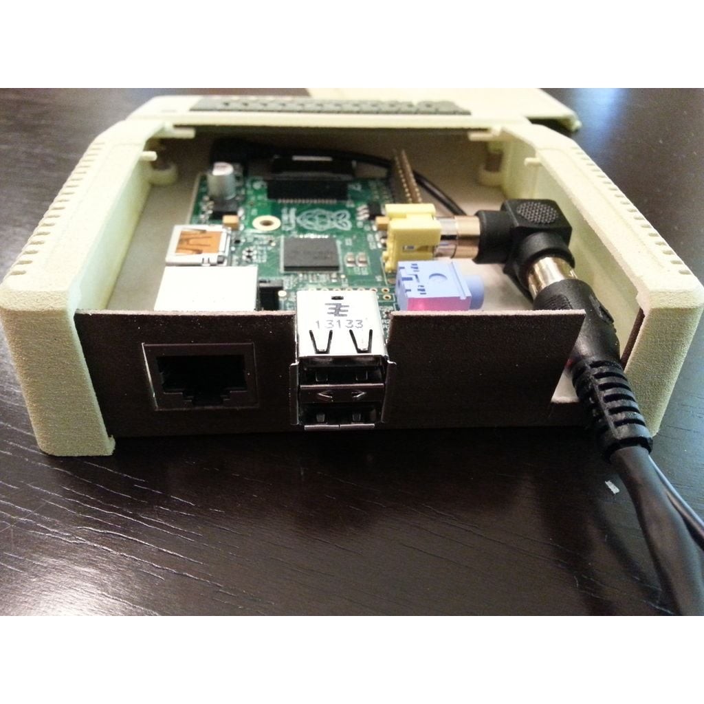 Apple II Raspberry Pi Enclosure - Platinum e 3d Printed Apple II Raspberry Pi Enclosure - Platinum e 3d Printed