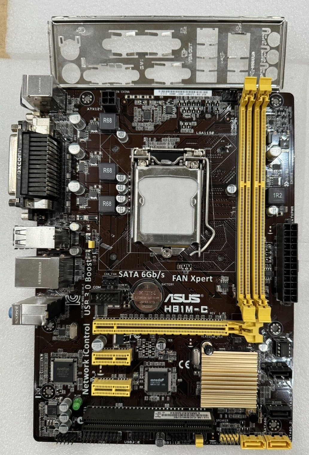 Asus H81M-C Intel LGA1150 DDR3 Desktop Motherboard MicroATX Socket H3; Works