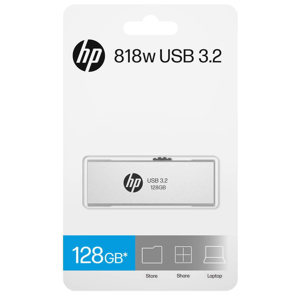 HP 818W 128/256GB USB 3.2 Flash Drives
