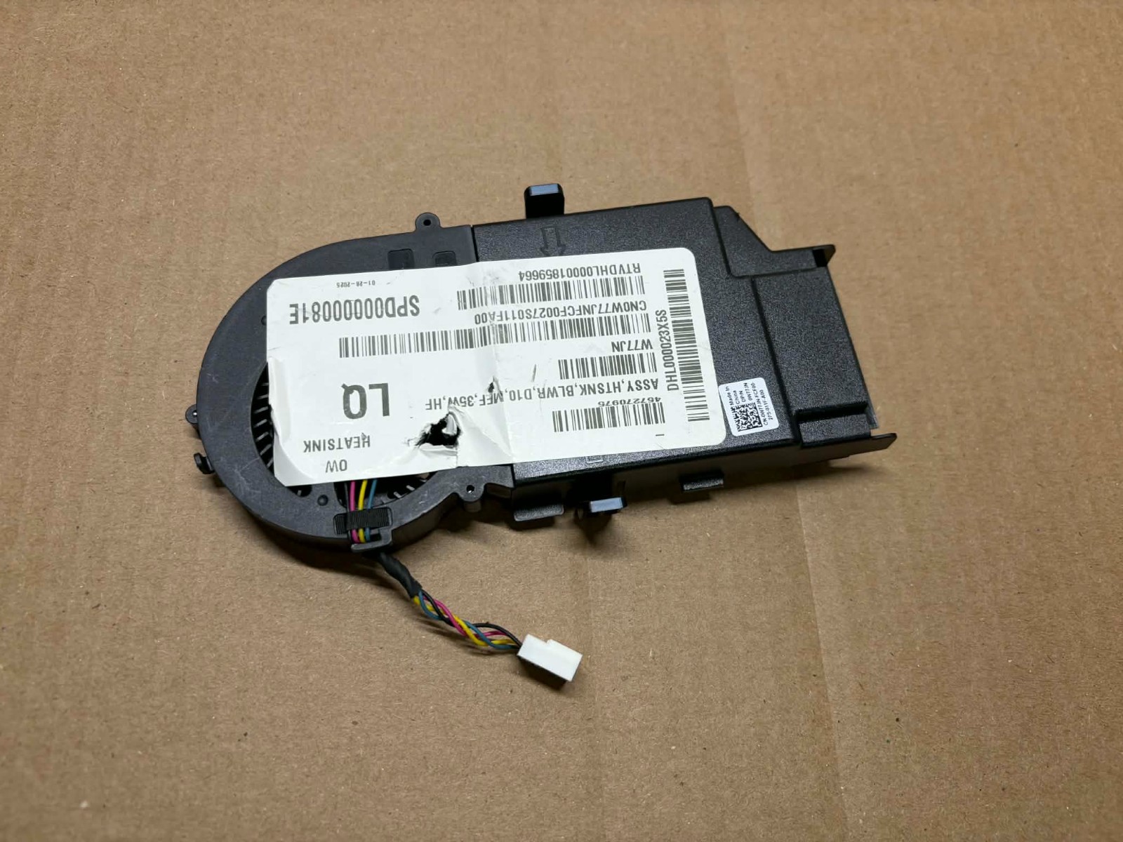 OEM Dell Optiplex 3080 5080 7080 MFF Fan ONLY JV47V 0W77JN W77JN OEM Dell Optiplex 3080 5080 7080 MFF Fan ONLY JV47V 0W77JN W77JN