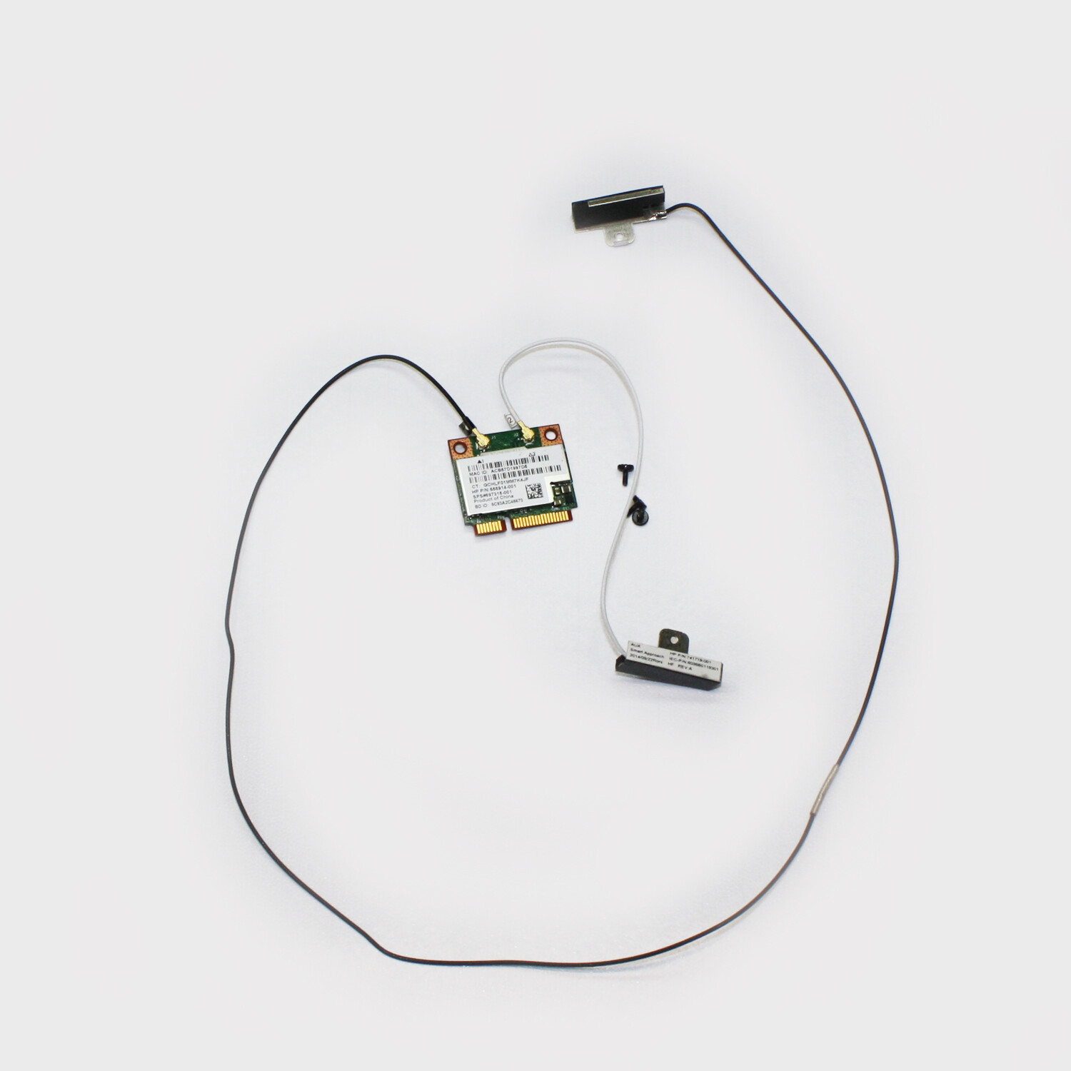 HP Broadcom BCM943228HMB WiFi Card Bluetooth 4.0 Antennas Screws 666914-00 HP Broadcom BCM943228HMB WiFi Card Bluetooth 4.0 Antennas Screws 666914-00