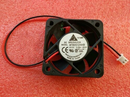 Delta AFB0512HHB 5015 12V 0.20A 5CM Double Ball Fan 2pin Delta AFB0512HHB 5015 12V 0.20A 5CM Double Ball Fan 2pin