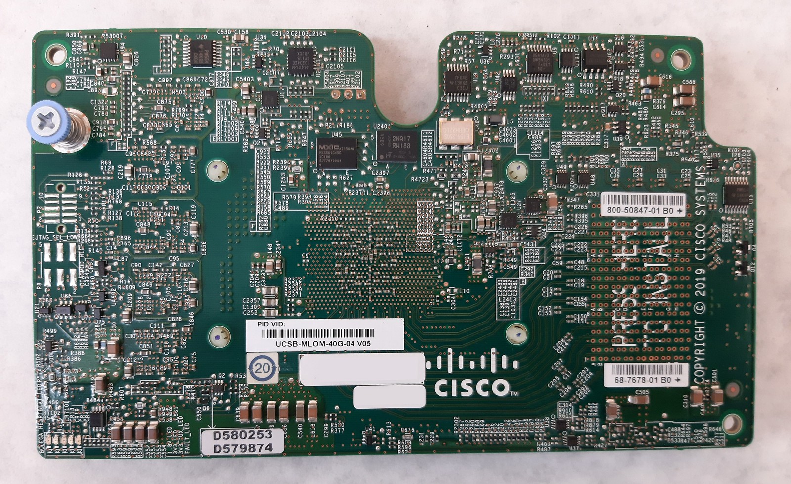 Cisco UCS Virtual Interface Card UCSB-MLOM-40G-04 V05 Cisco UCS Virtual Interface Card UCSB-MLOM-40G-04 V05