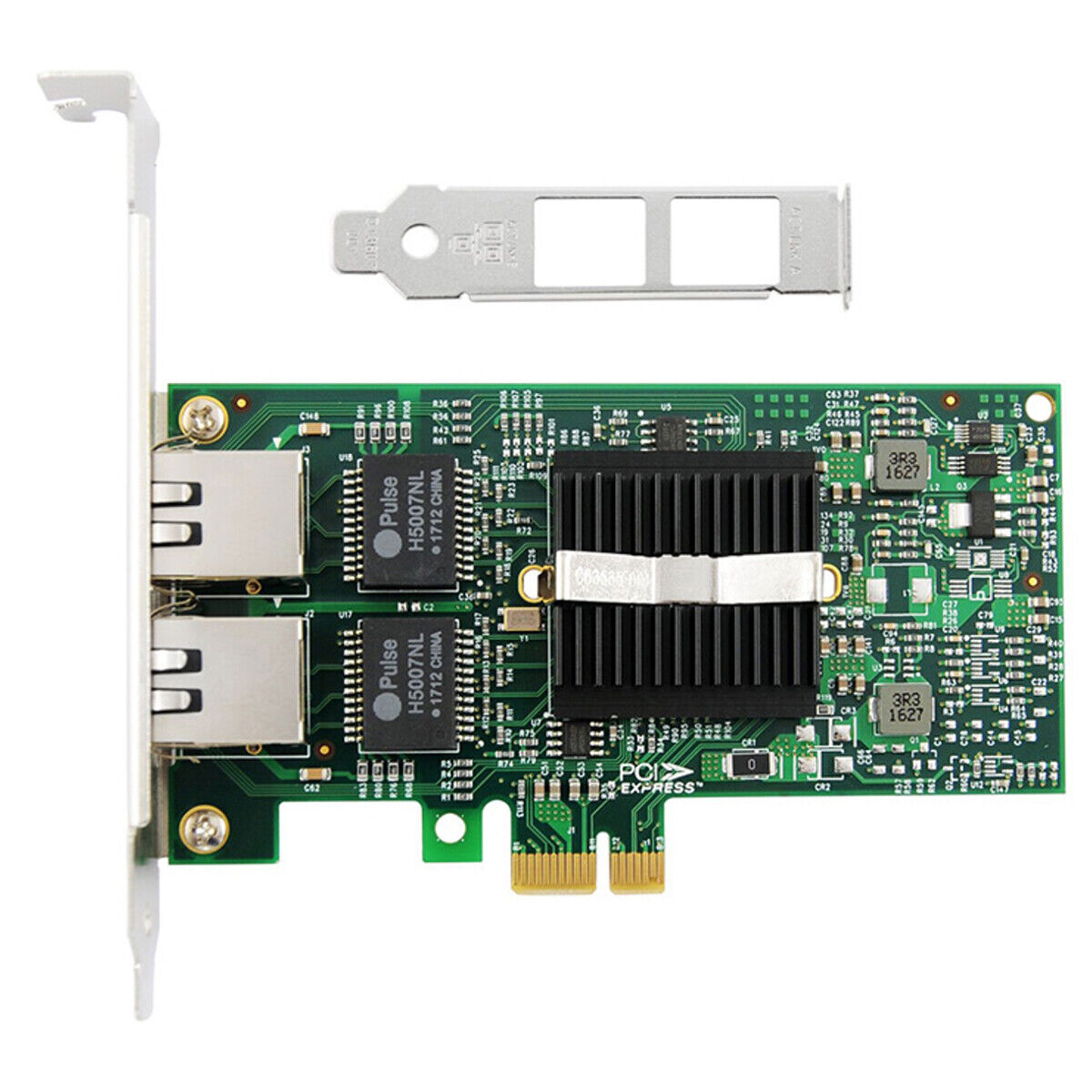 Dual Port PCI-E x1 1Gbps Intel 82576EB E1G42ET/EF E1G44ET Gigabit Server Adapter