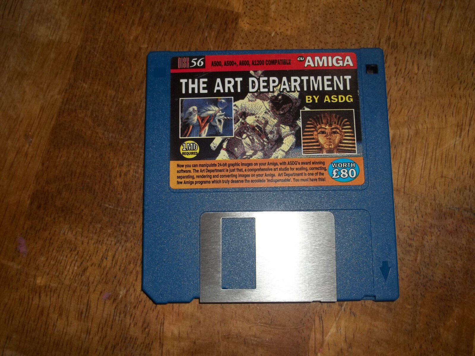The Art Department Floppy Disk For The Amiga