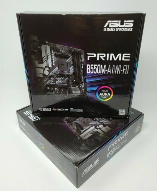 NEW ASUS Prime B550M-A WiFi AMD AM4 Motherboard