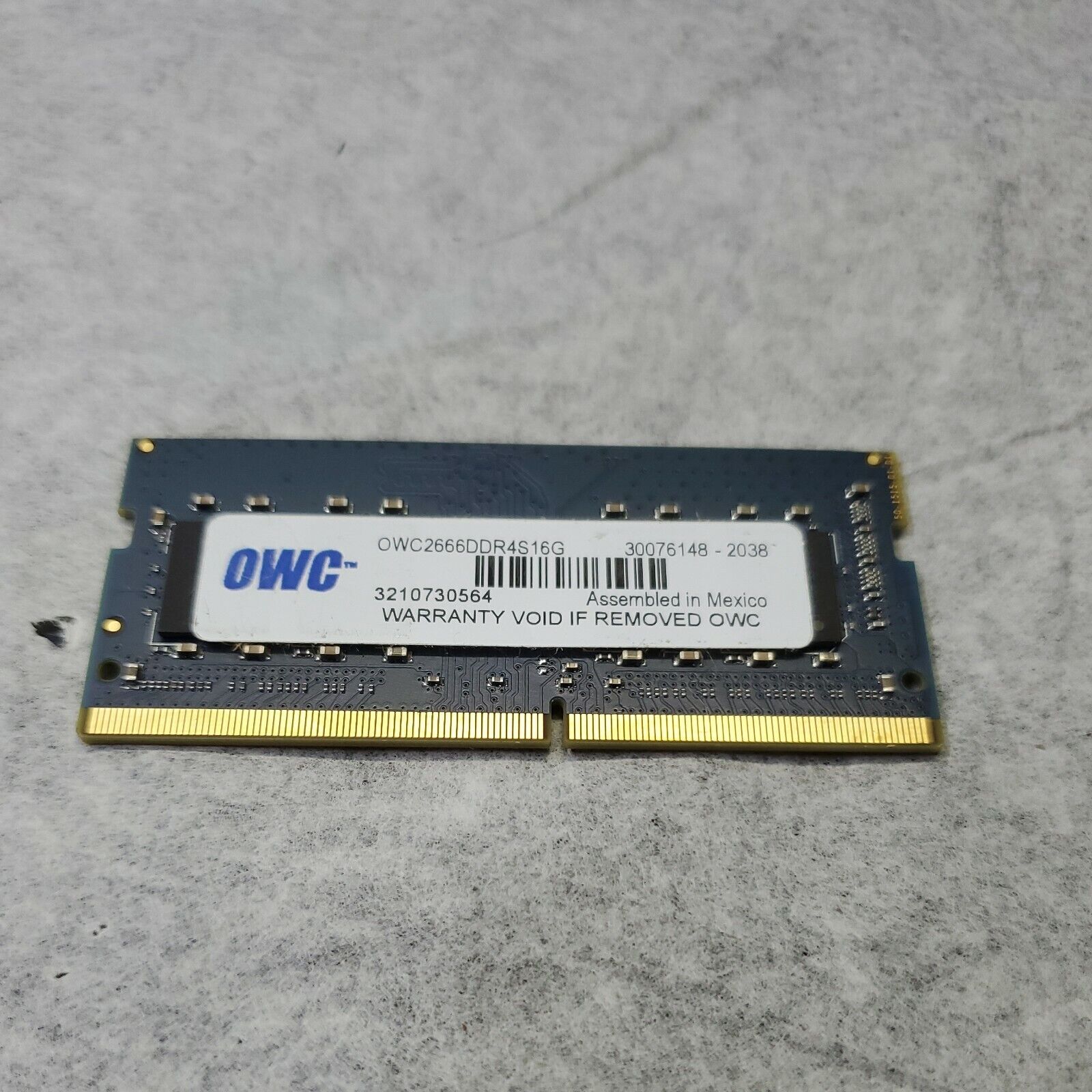16GB OWC PC4-21300 2666MHz DDR4 SO-DIMM Single Memory Module