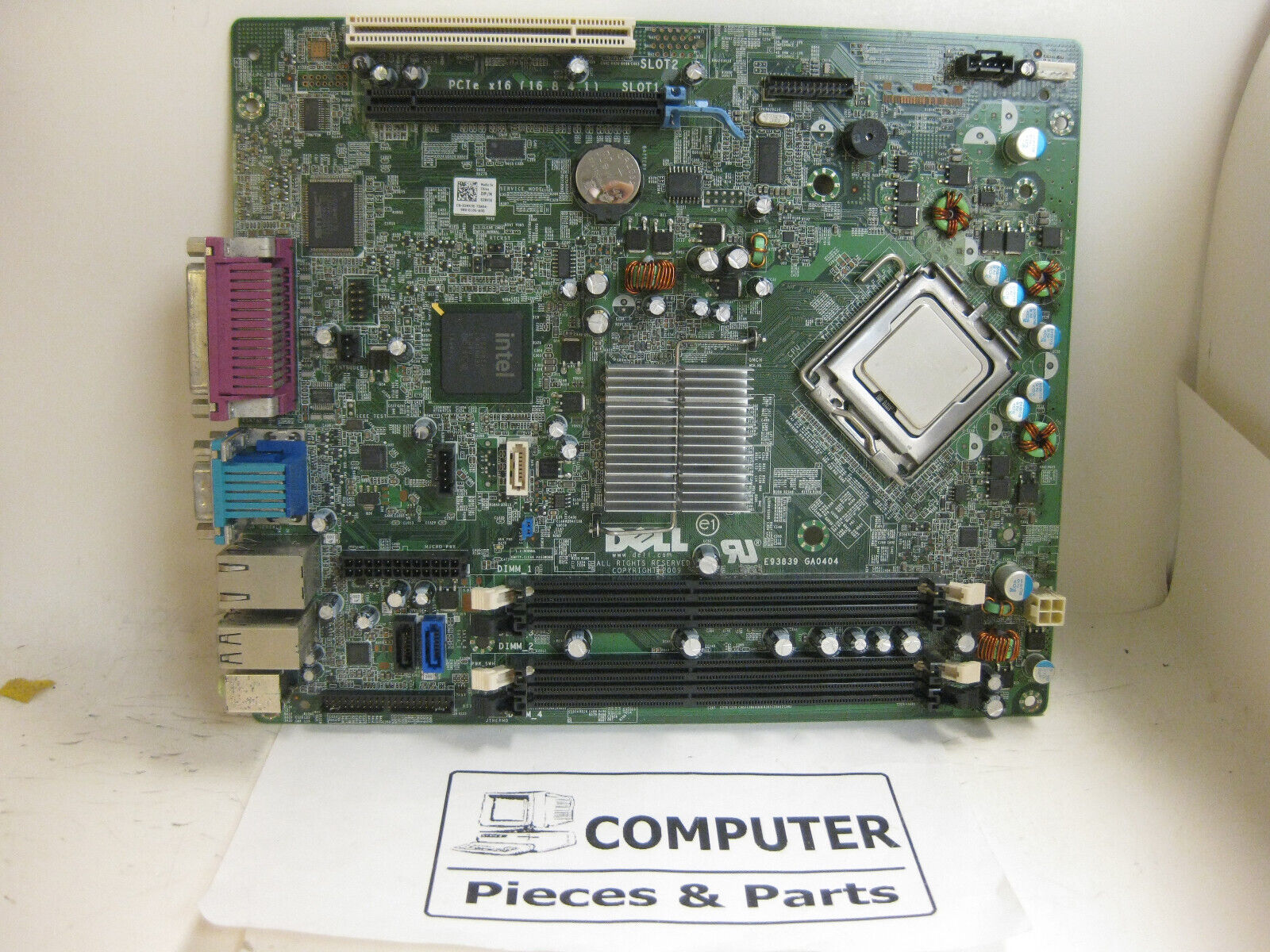 Dell OptiPlex 780 SFF ( Small Form ) Motherboard 03NVJ6 3NVJ6 +  Core 2 Quad CPU