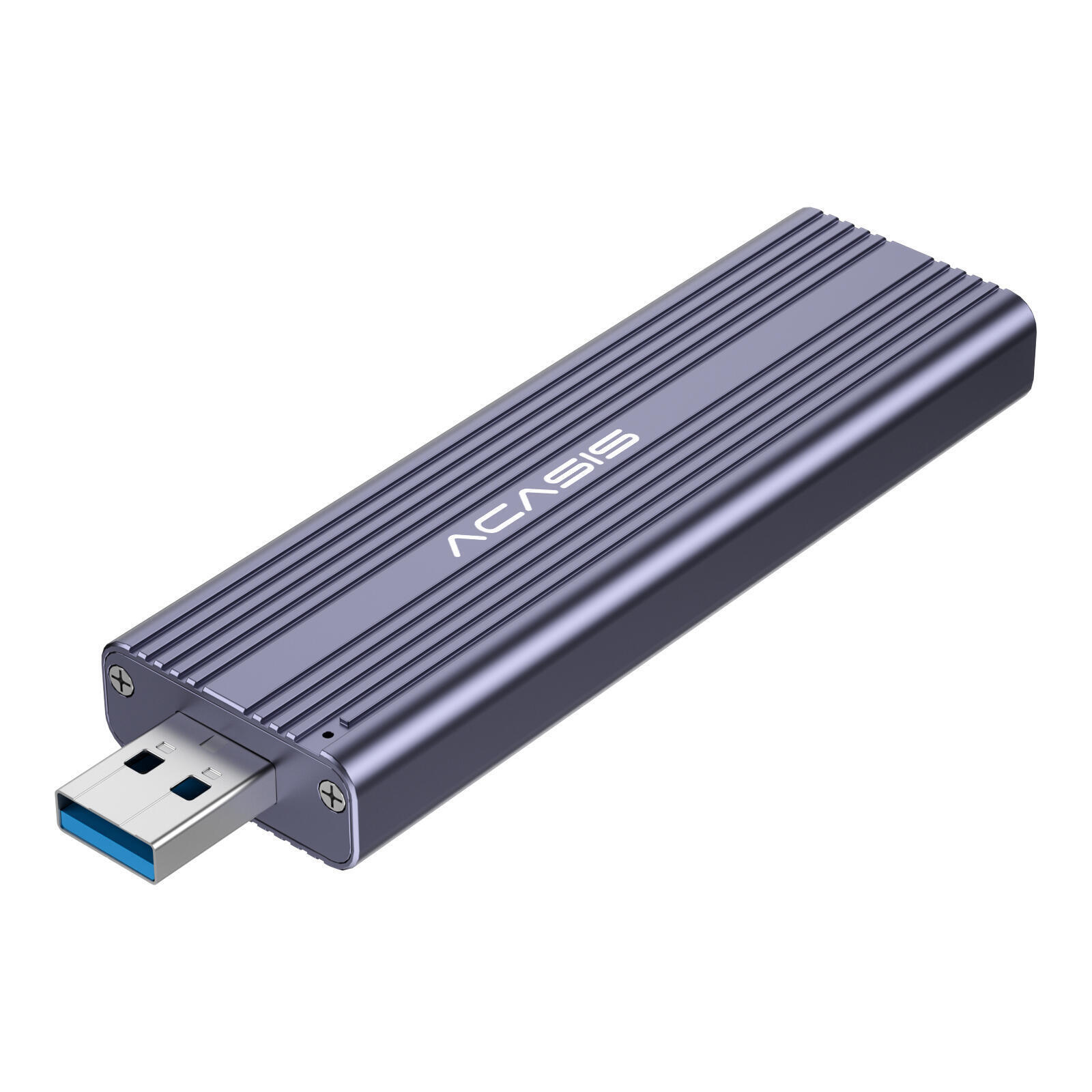 M.2 NVME SATA SSD Enclosure USB 3.2 Gen 2 10Gbps for M-Key or M+B Key SSD to 8TB