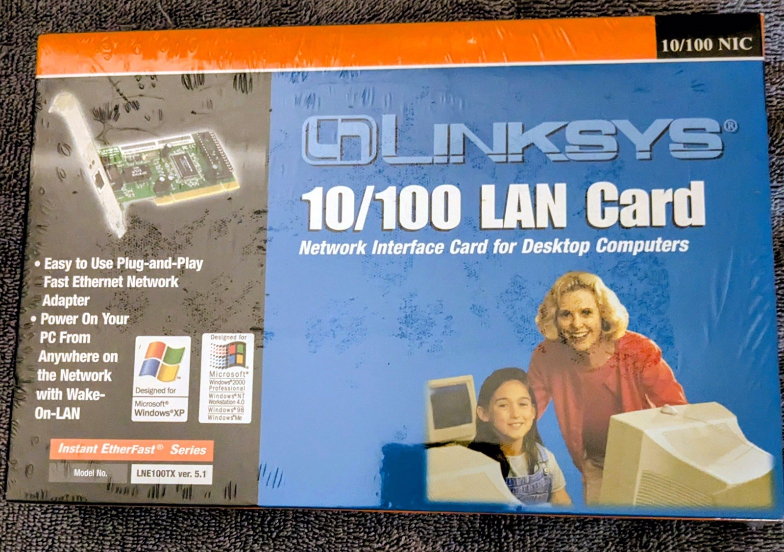 Linksys 10/100 PCI Ethernet Card LNE100TX Ver.5.1 Support NEW Sealed Linksys 10/100 PCI Ethernet Card LNE100TX Ver.5.1 Support NEW Sealed