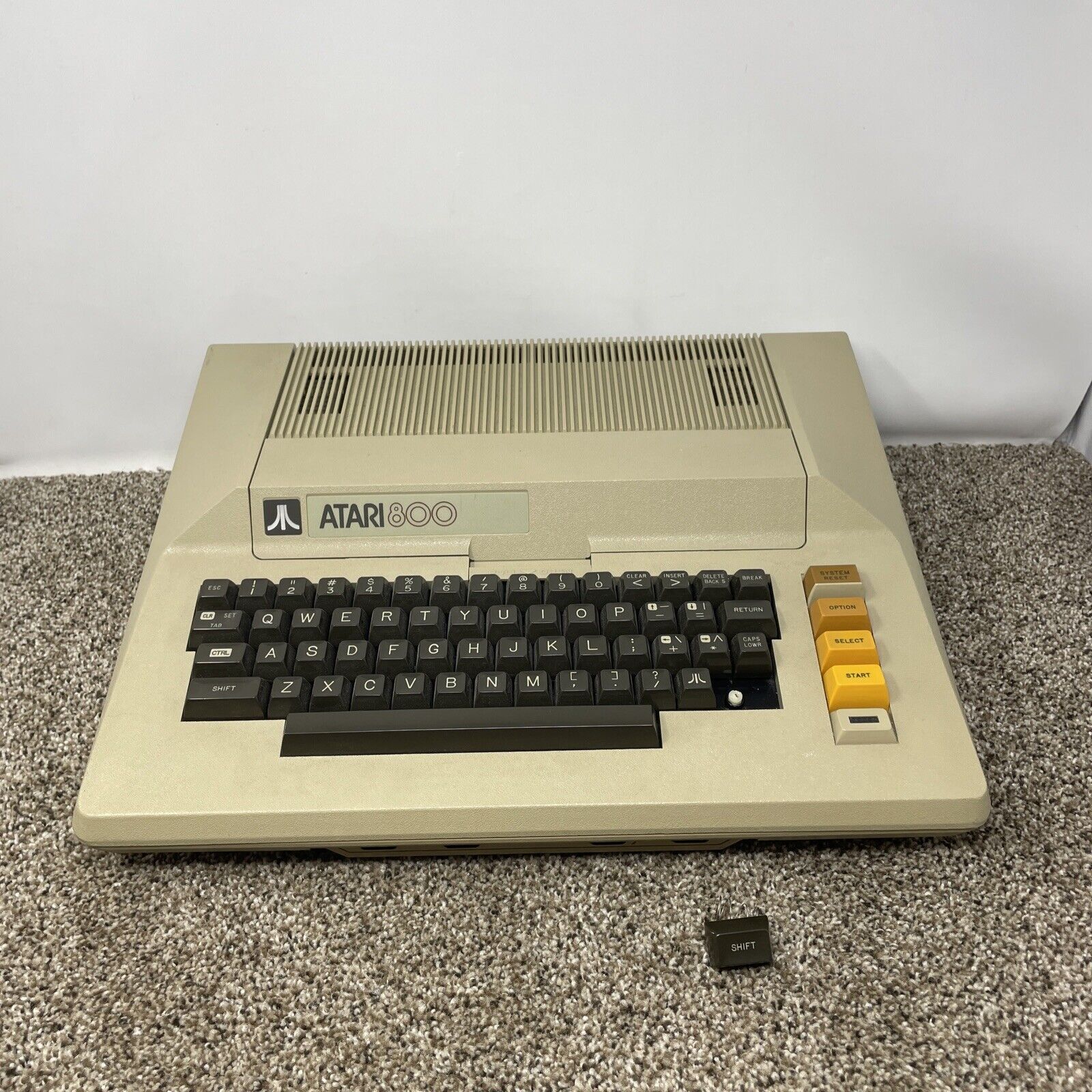 Vintage Atari 800 Computer System Only FOR PARTS OR REPAIR READ