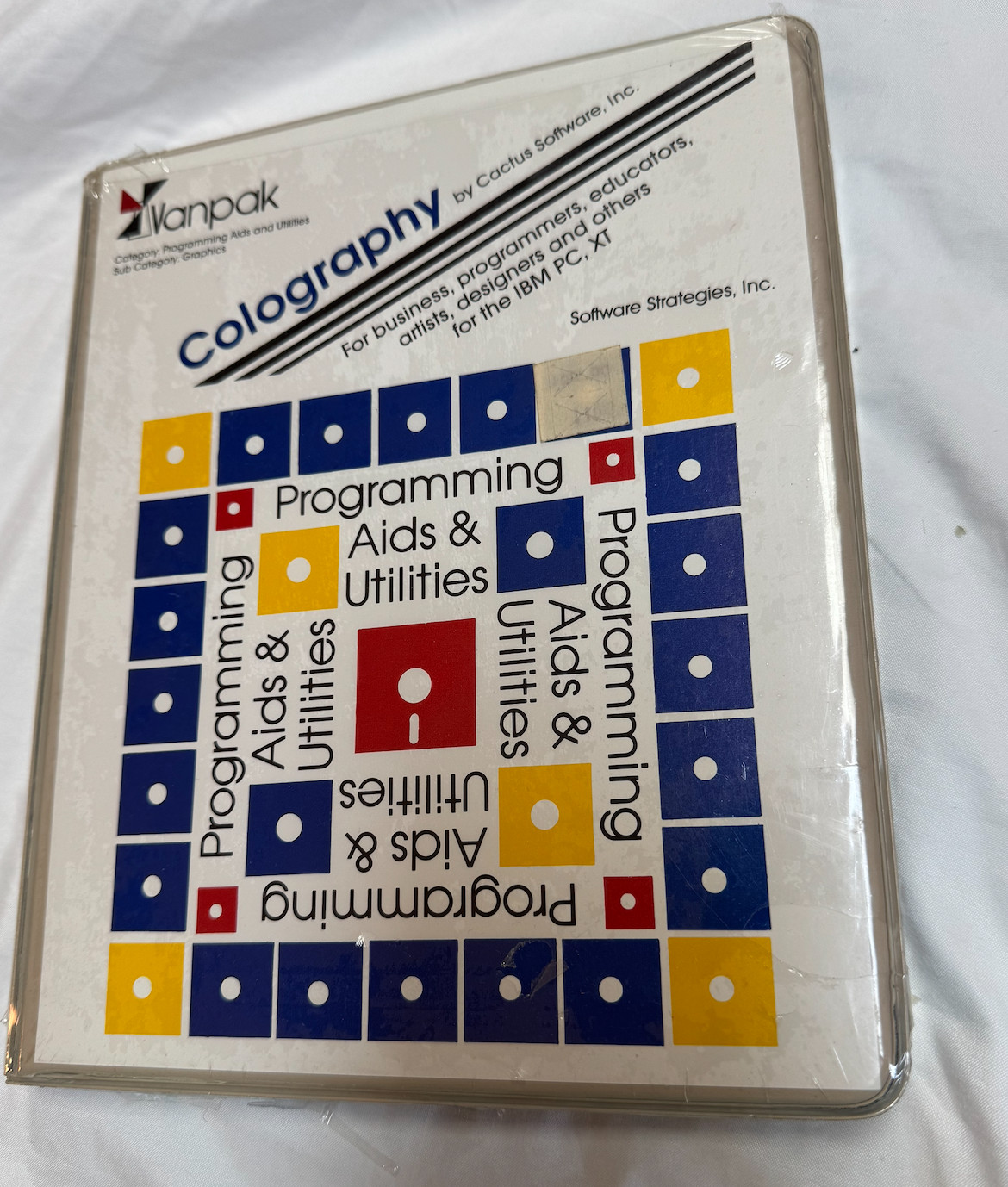 Colography Cactus Software IBM PC XT Vanpak Sealed Vintage Graphics Software