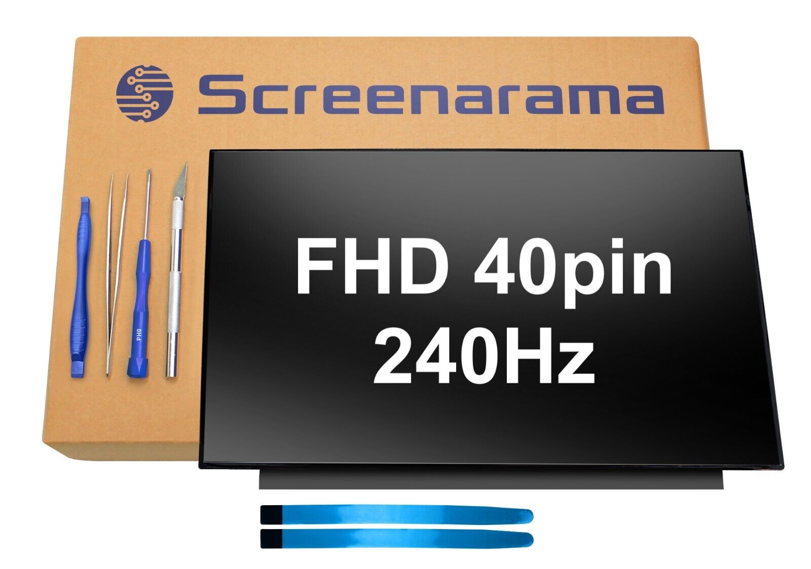 Sharp LQ156M1JW03 240Hz FHD 40pin LED LCD Screen + Tools SCREENARAMA * FAST
