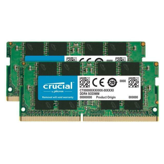 Crucial CT2K16G4SFRA266, 32GB DDR4 Memory for Laptop (16GB X 2)