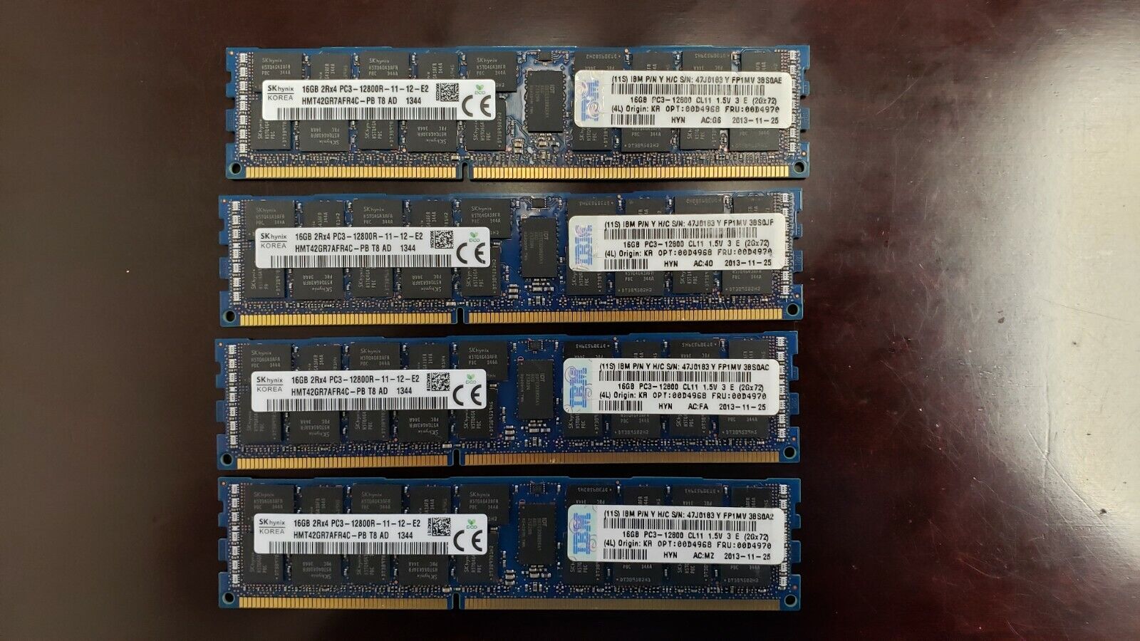 SK Hynix 16GB DDR3-1600 RAM HMT42GR7AFR4C-PB PC3-12800R