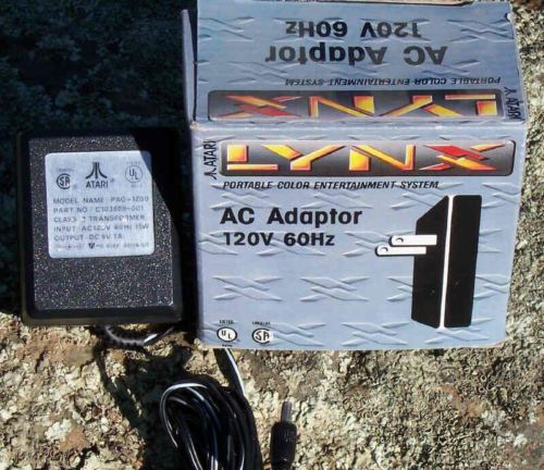 Atari Lynx POWER ADAPTER NEW IN BOX 110/120 VAC AC Wall 