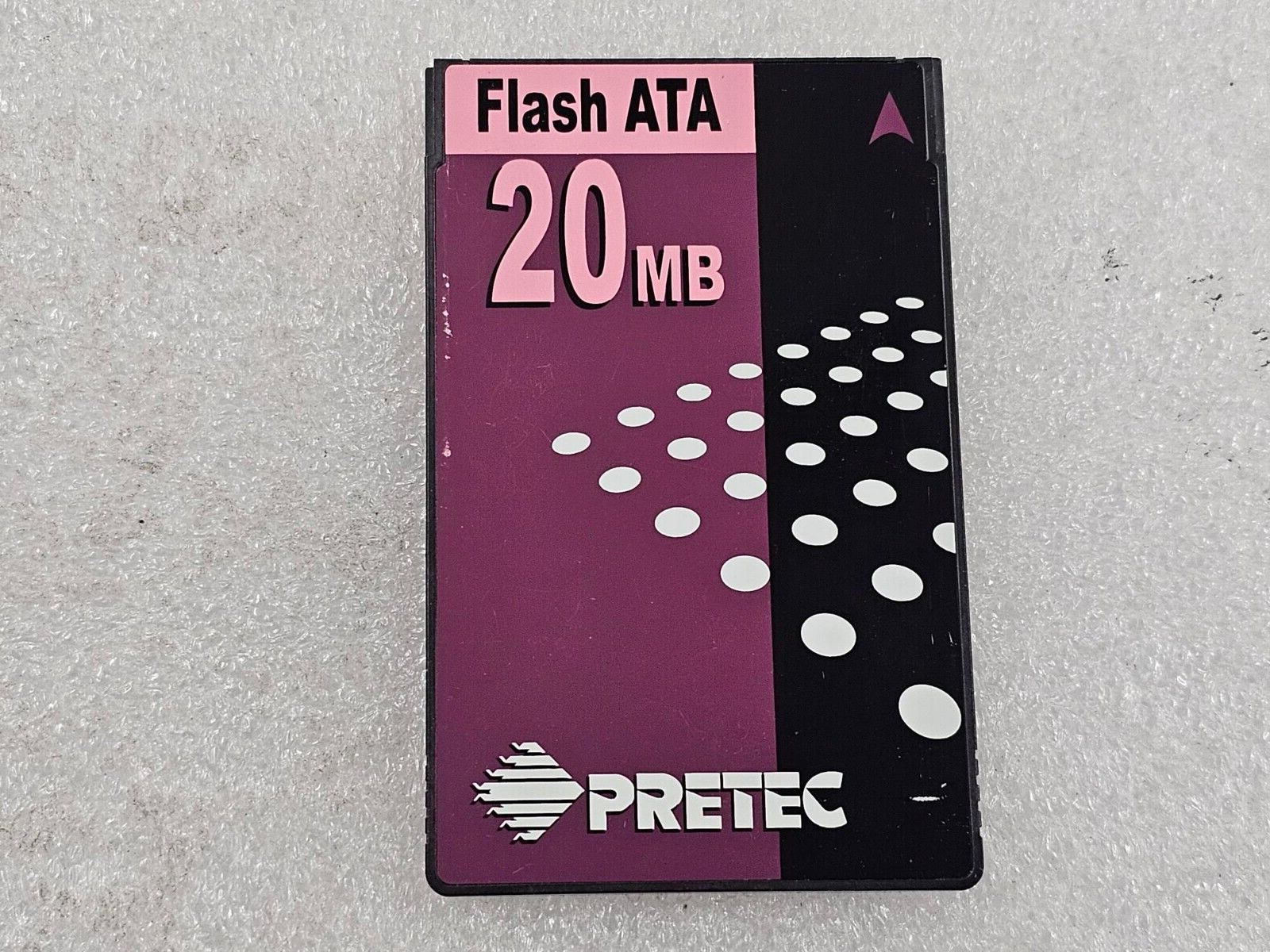 Vintage Rare Pretec 20MB AFU020-P Flash ATA Memory RAM Card