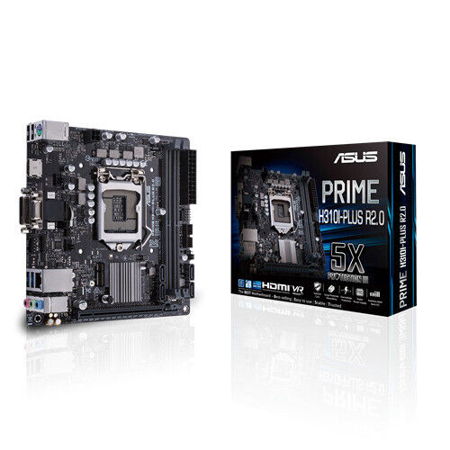 ASUS Prime H310I-Plus mini ITX LGA 1151 Motherboard DDR4 Core/Pentium/Celeron
