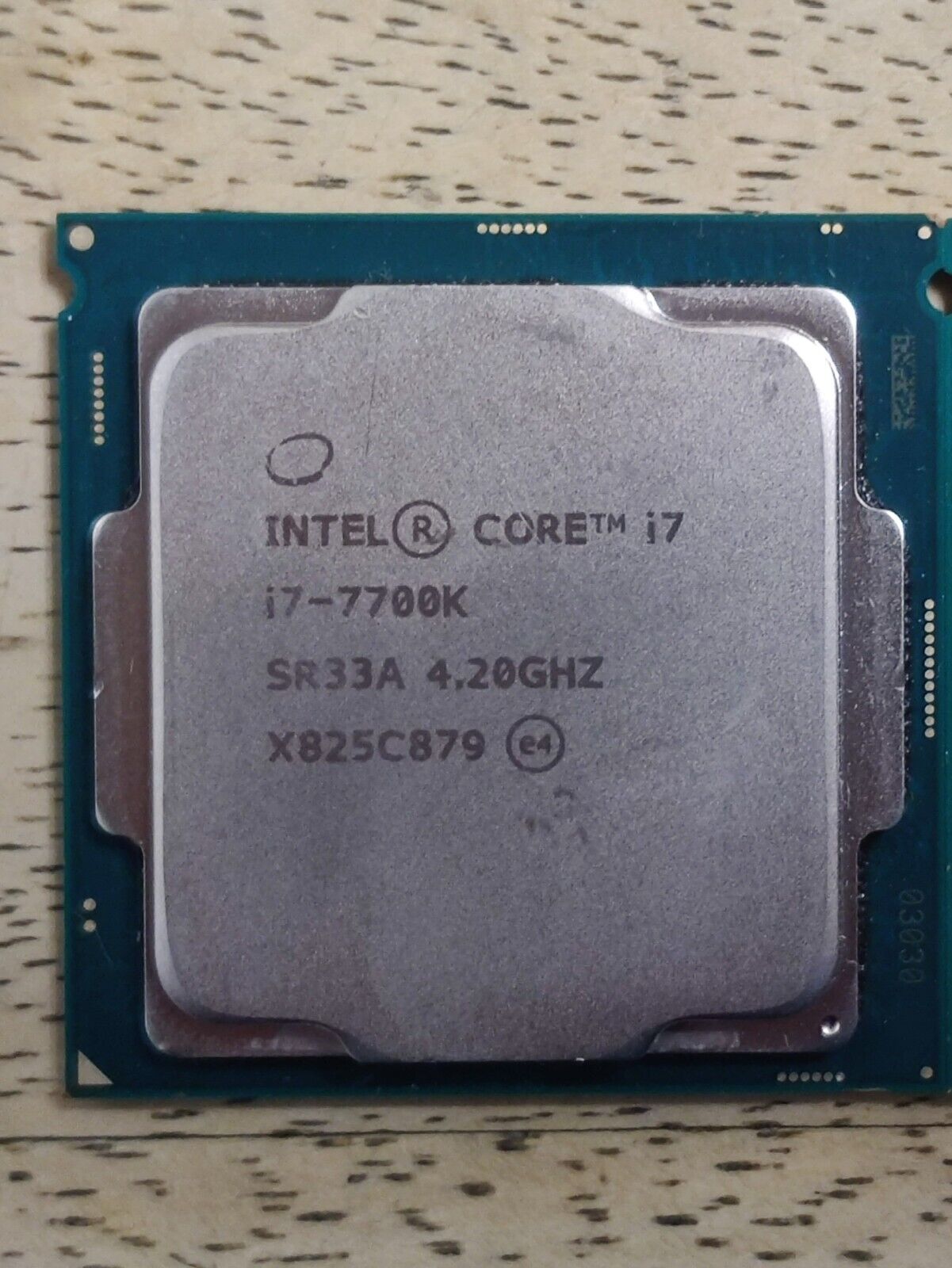Intel Core I7-7700K Processor (4.2 GHz, Quad-Core, LGA 1151) - SR33A