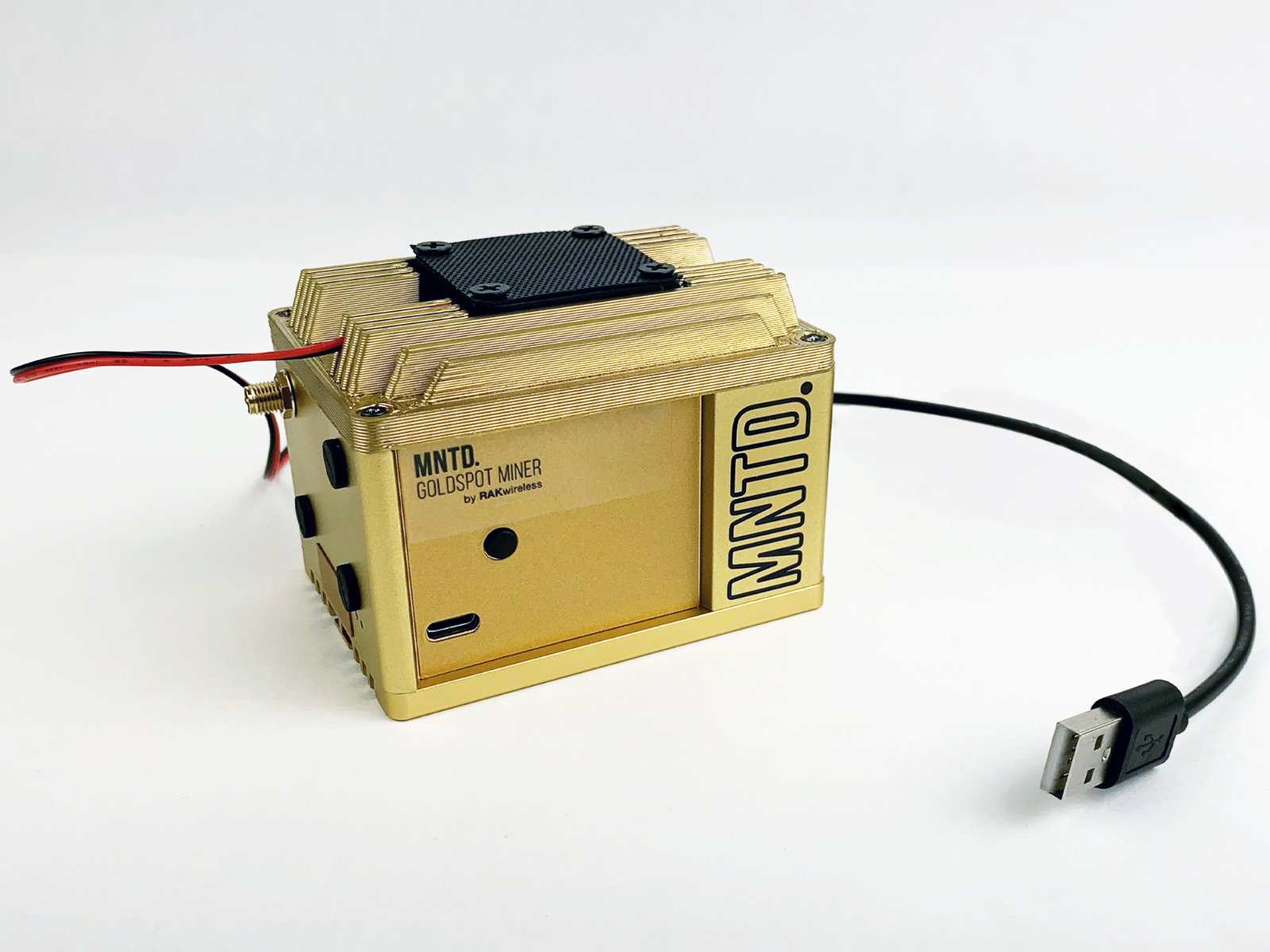 Custom Cooling Kit for RAK V2 MNTD Goldspot Helium Hotspot Miner USB Powered Fan