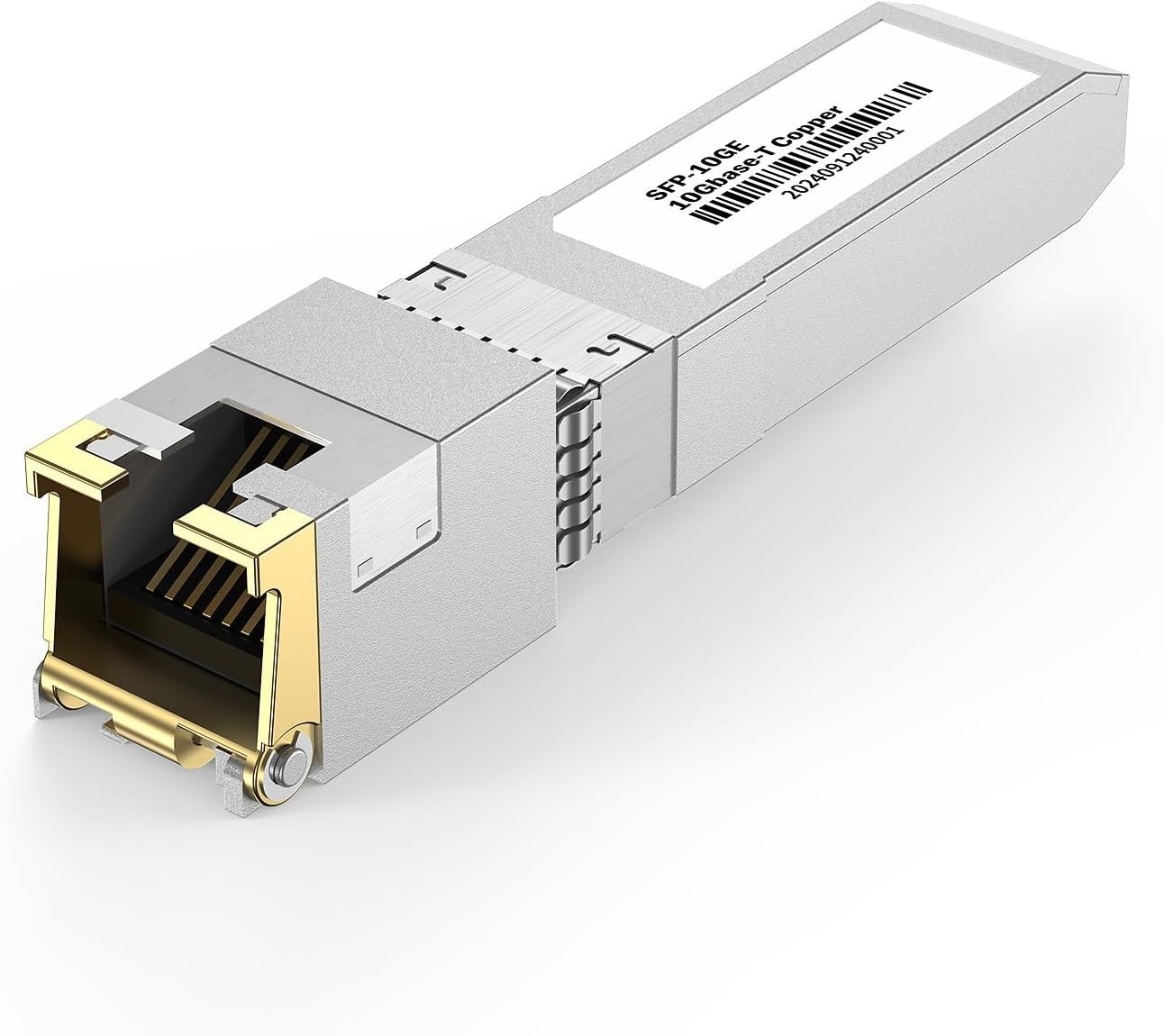 10Gb SFP+ to RJ45 Module Copper Cat6 Transceiver Compatible w/5Gb/ 2.5Gb/ 1Gb 10Gb SFP+ to RJ45 Module Copper Cat6 Transceiver Compatible w/5Gb/ 2.5Gb/ 1Gb
