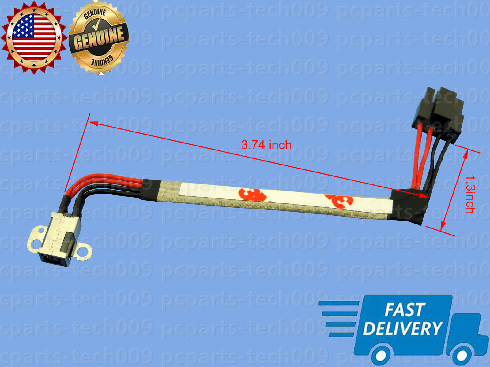 Genuine DC Power Jack Cable Port For MSI Sword 15 A11UE/Sword 15 A11UG(MS-1581)