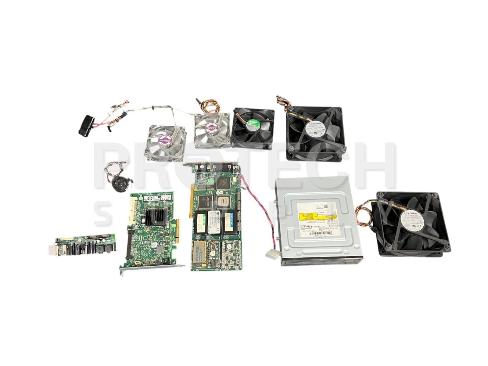 Lot of Misc PC Components Fan / DVD Drive / Board / Speaker AS-IS Lot of Misc PC Components Fan / DVD Drive / Board / Speaker AS-IS