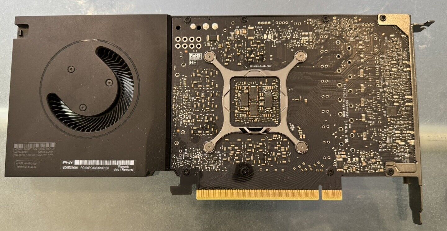 PNY Technologies NVIDIA® RTX A4000 - Graphics card GPU- 16 GB GDDR6 PG190