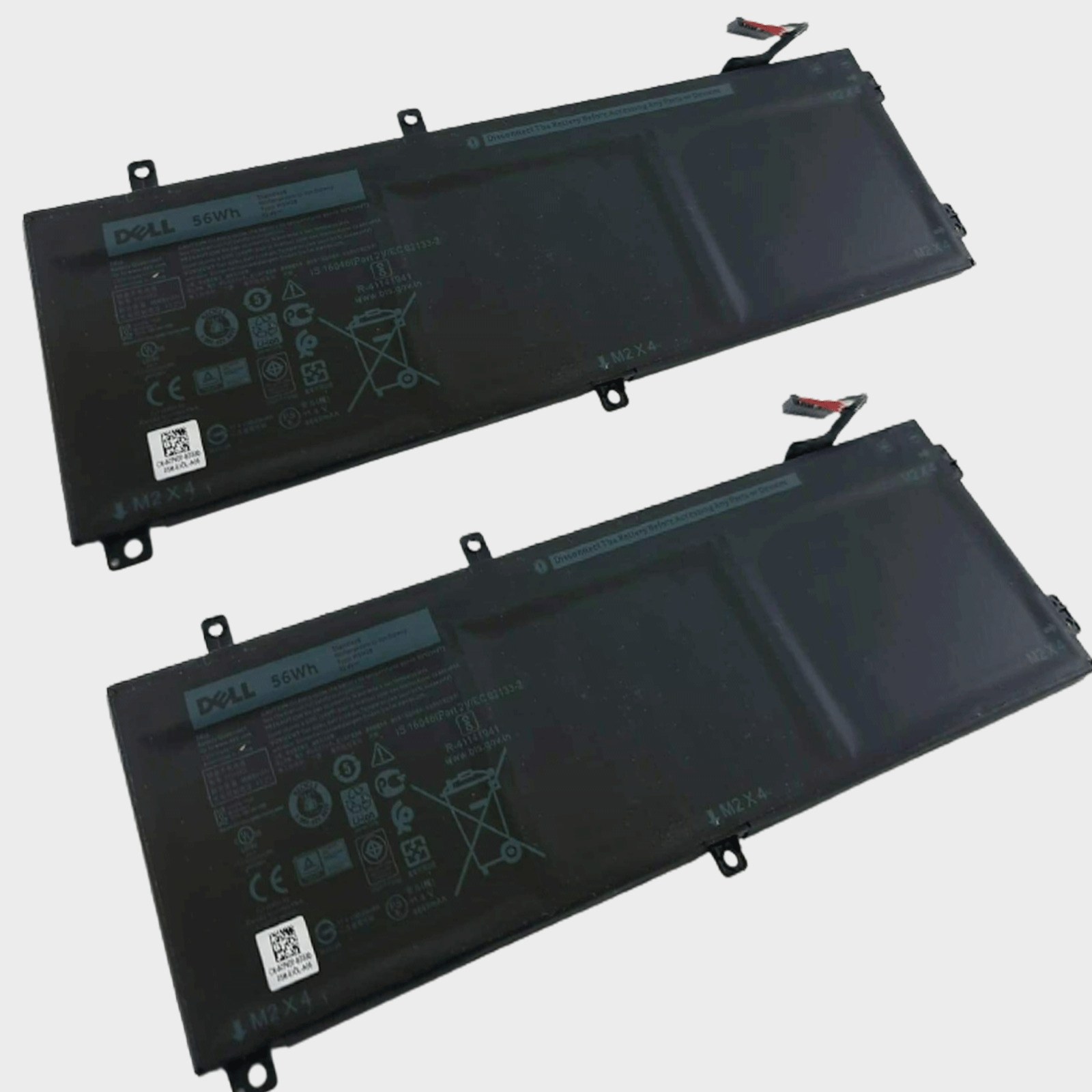Lot of 2 OEM Dell XPS 9560 9570 Precision 3-Cell 56Wh Laptop battery - H5H20