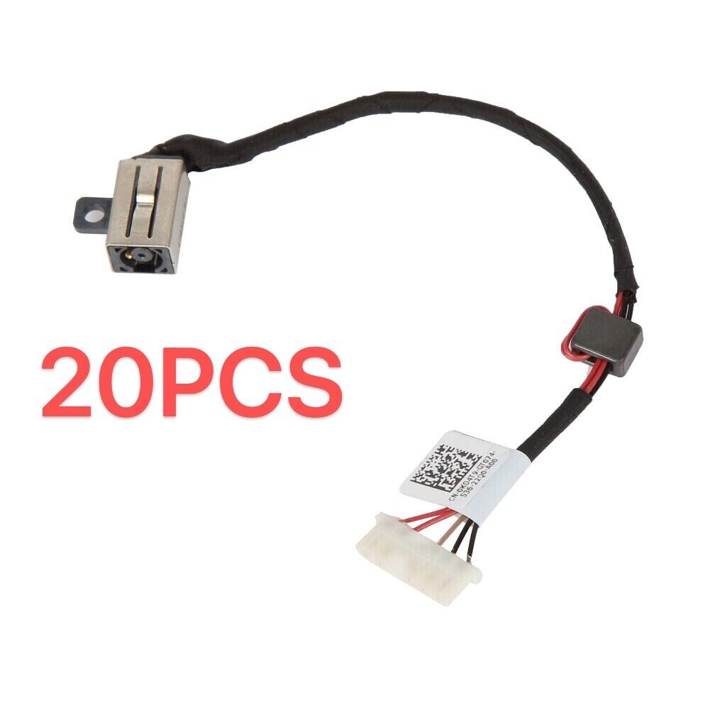 20PCS DC Power Jack Cable For Dell Inspiron 15-5000 5551 5555 KD4T9 DC30100UD00