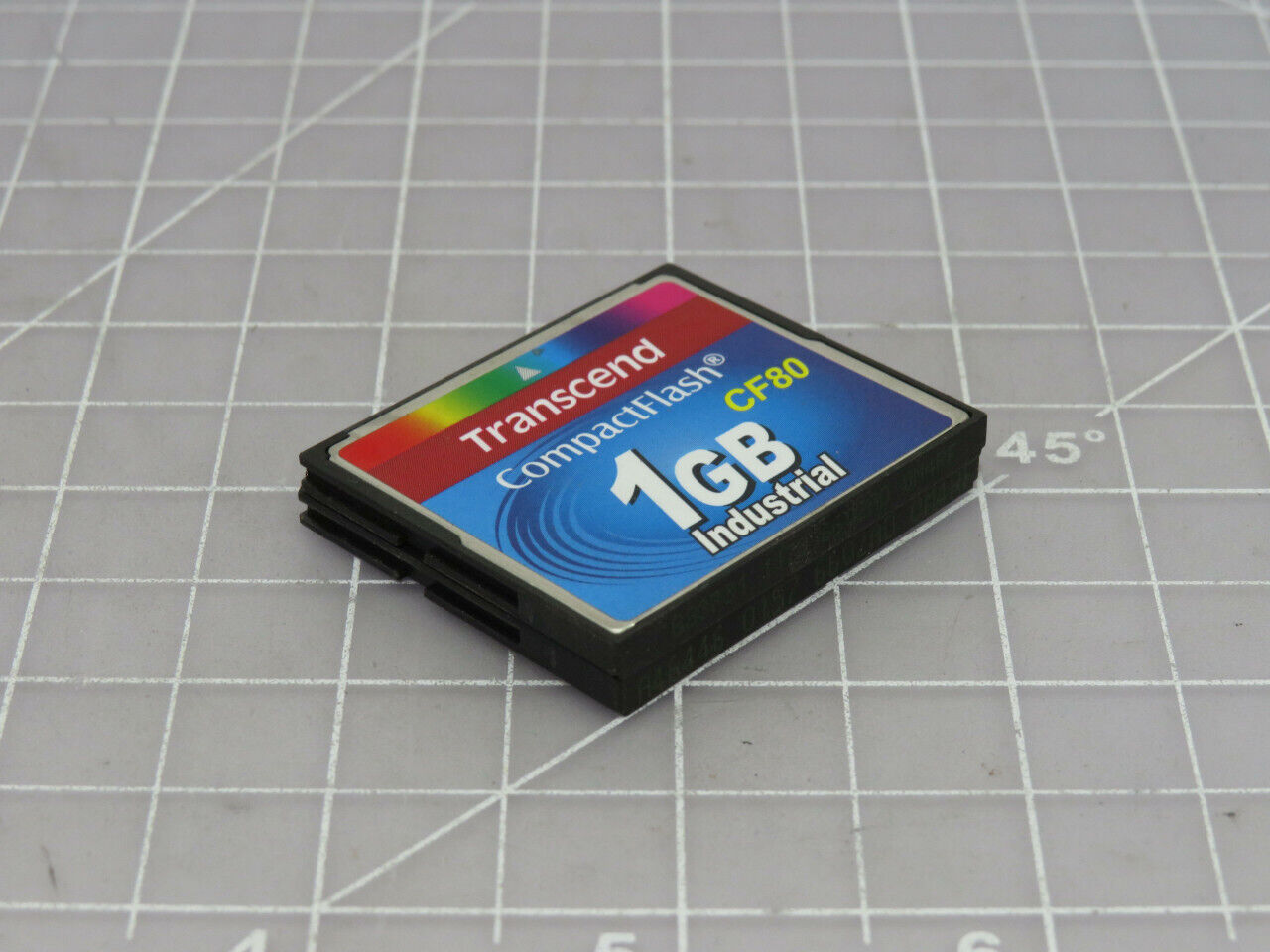 Lot of 2 Transcend CF80 1GB CF Card CompactFlash Card Industrial T173237