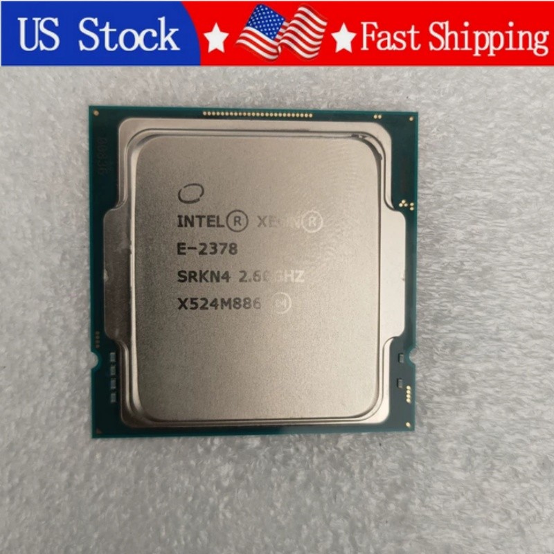 1PCS Used Intel Xeon E-2378 SRKN4 8C/16T 2.6GHz LGA1200 C252 Server CPU 1PCS Used Intel Xeon E-2378 SRKN4 8C/16T 2.6GHz LGA1200 C252 Server CPU