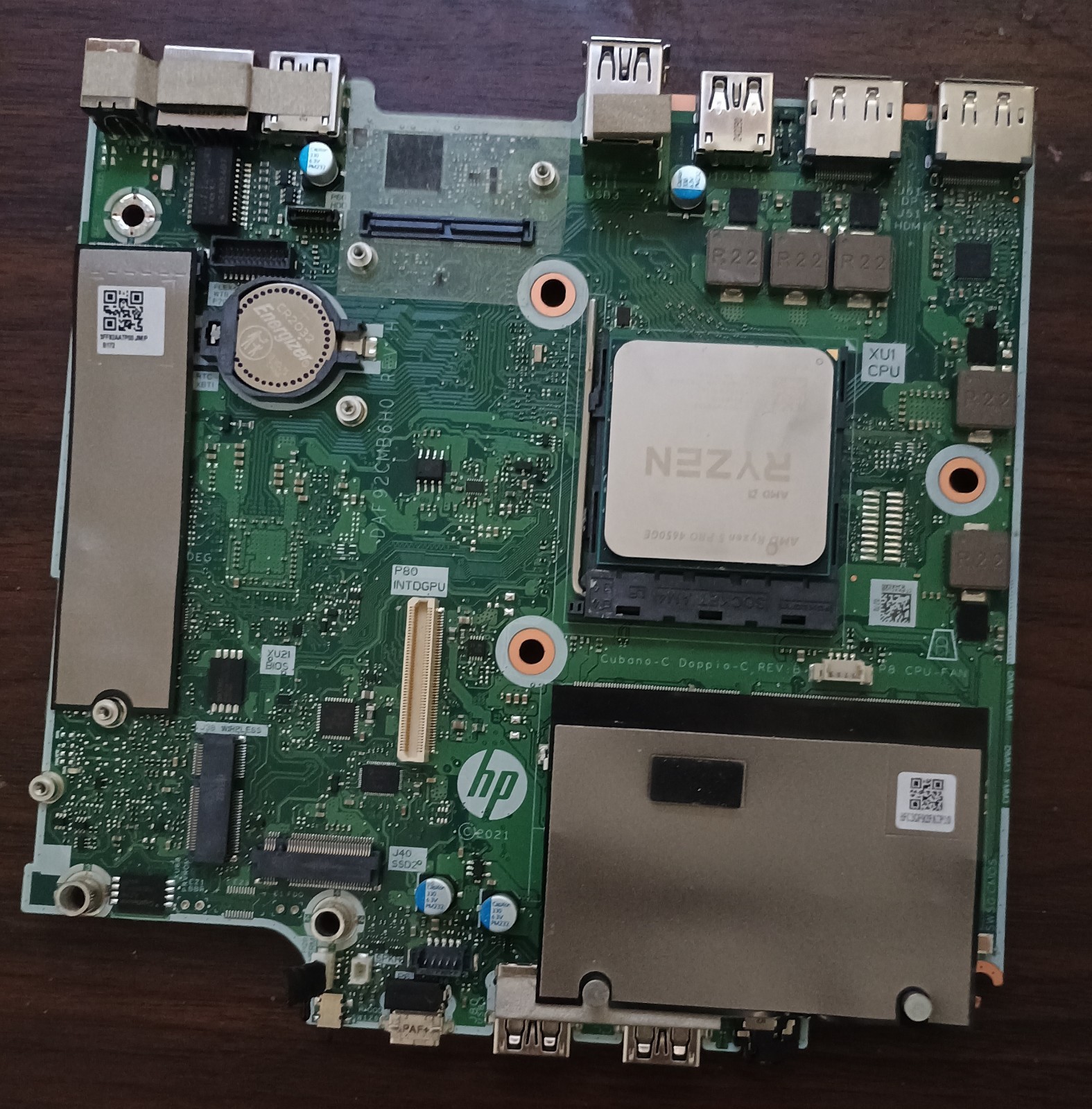 HP EliteDesk Elite Mini 805 G8 DM Motherboard + RYZEN 5 PRO 4650GE